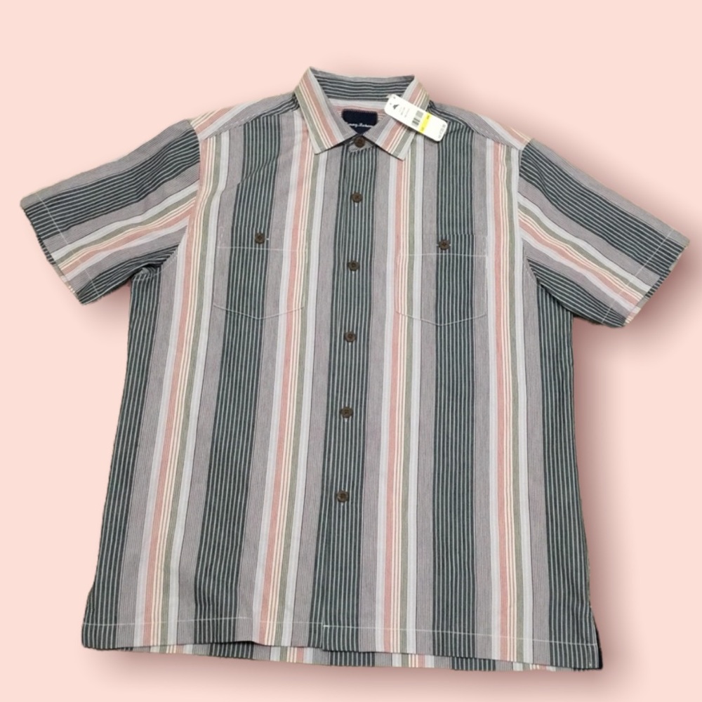 Tommy Bahama Mens Narcia Stripe Button Shirt